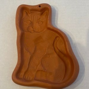 Vintage Calico Cat cookie mold